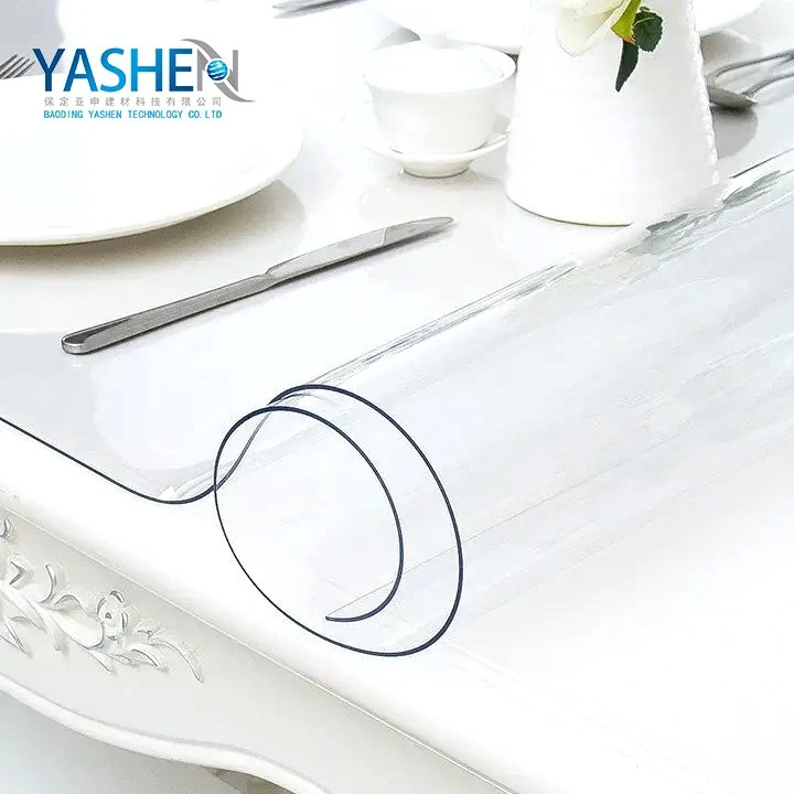 Transparent Plastic Table Cloth PVC Film Roll Transparent Plastic Table Cloth PVC Film Roll